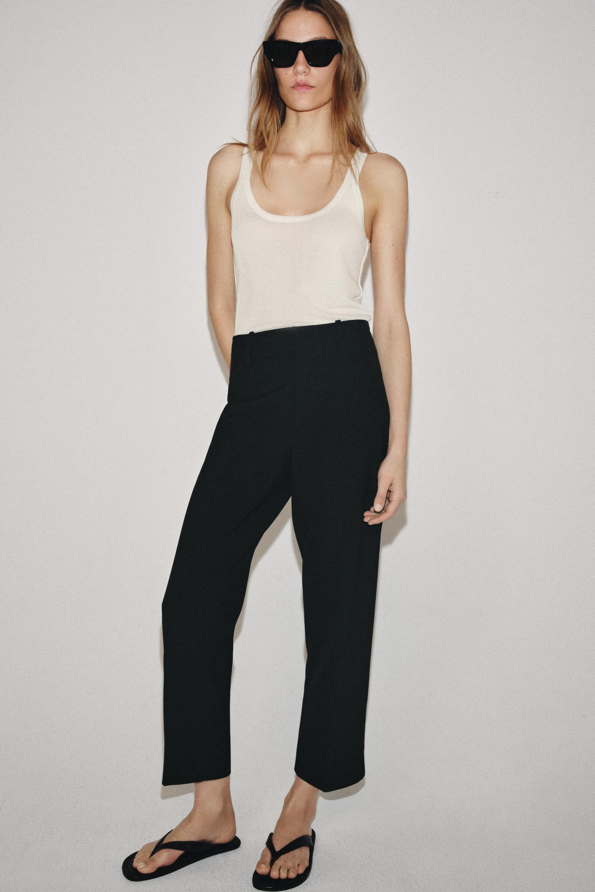 ZW COLLECTION PRESSED CREASE PANTS